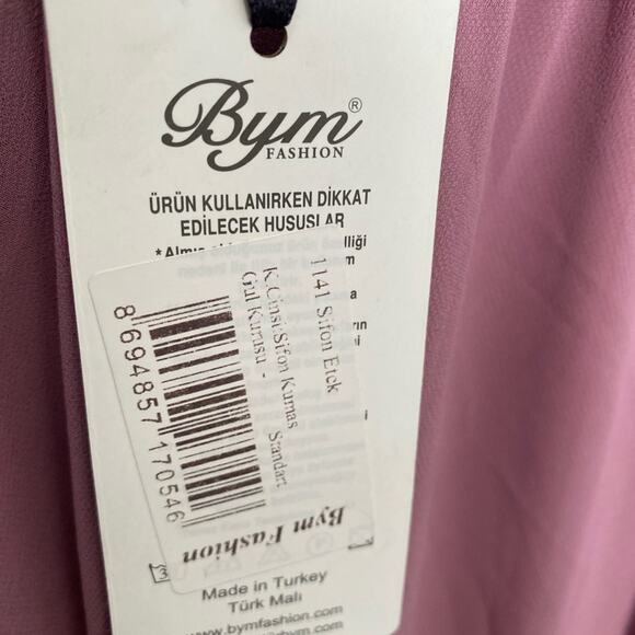 Dried Rose Chiffon Skirt - Picture 3 of 6